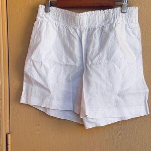 Quince Crisp Women Shorts Linen Size Large